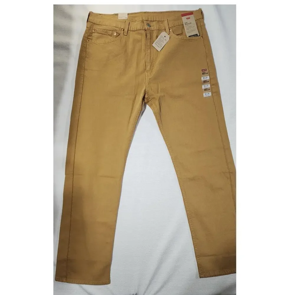 Levi's 505 regular 38x32 sit at your waist